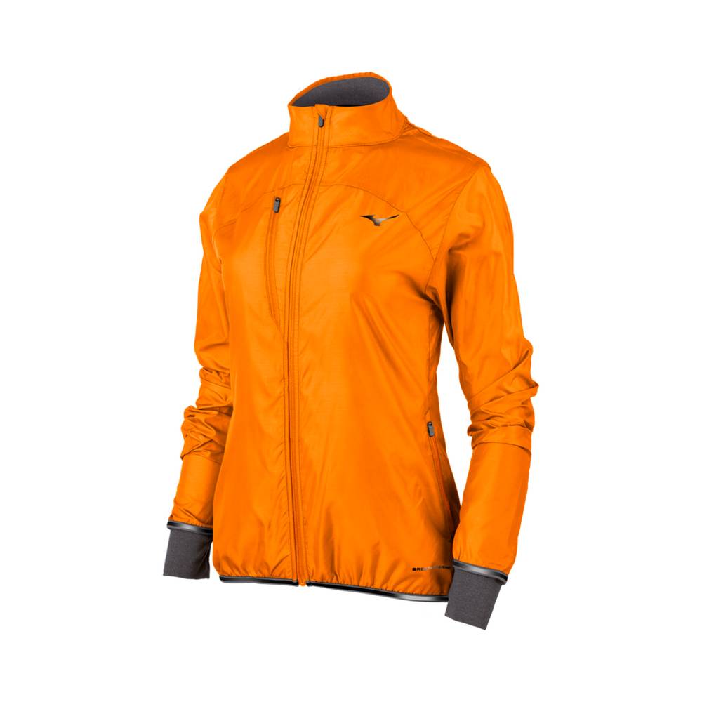 Chaqueta Mizuno Breath Thermo® FZ Mujer Naranjas Baratas YTED-39106